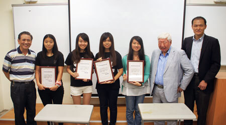 南僑集團頒發實習表現優異學生獎學金