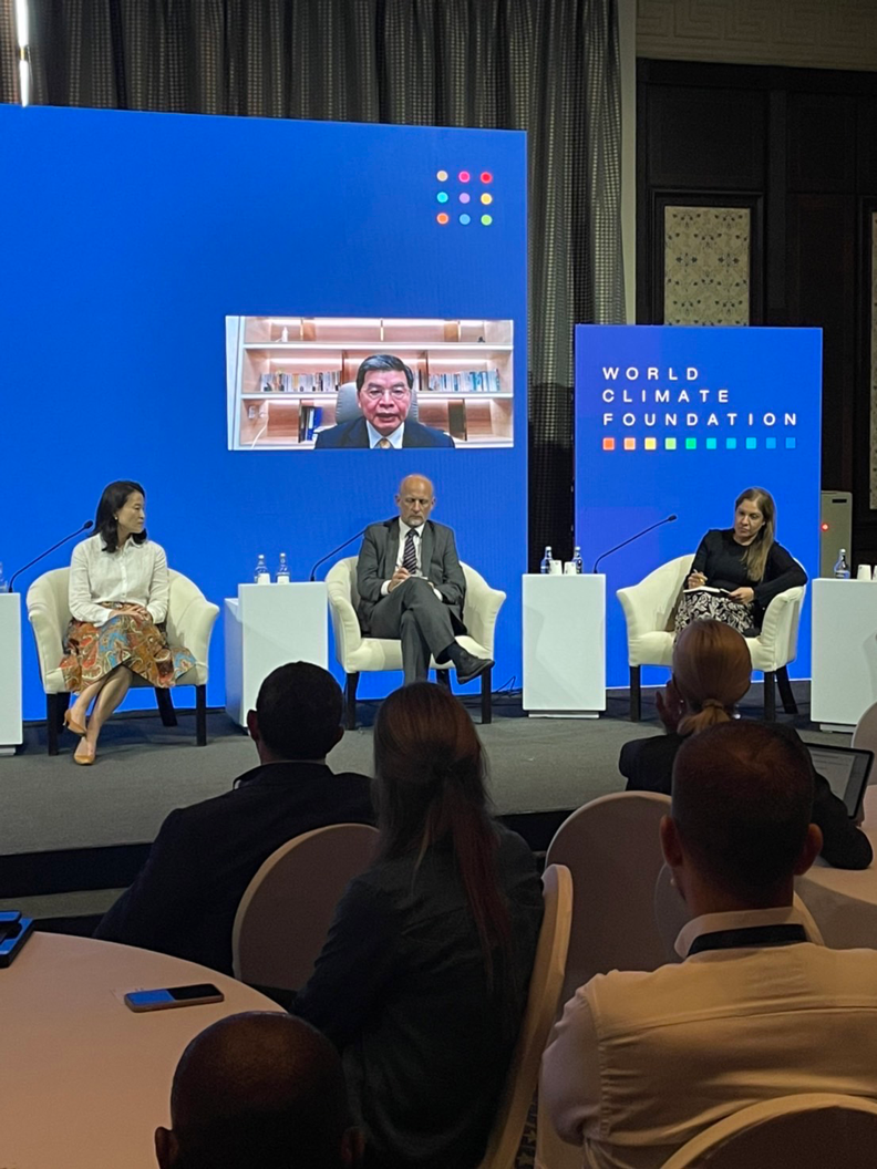 國泰金控李長庚總經理同樣受邀於世界氣候高峰會(WCS)擔任講者,與國際社會分享國泰如何運用金融力量,打造創新氣候解決方案。