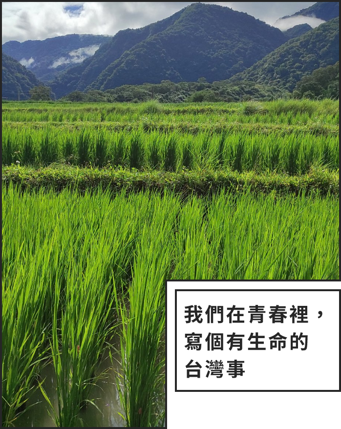 我們在青春裡，寫個有生命的台灣事