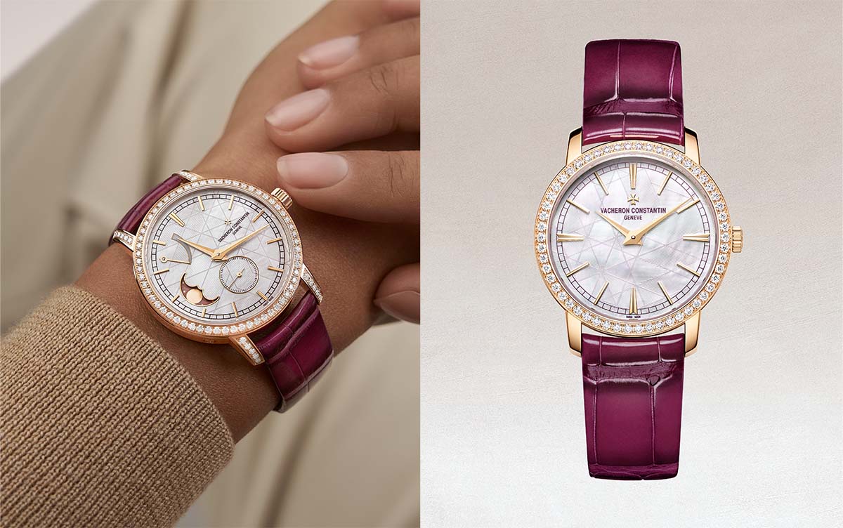 江詩丹頓Traditionnelle月相腕錶。